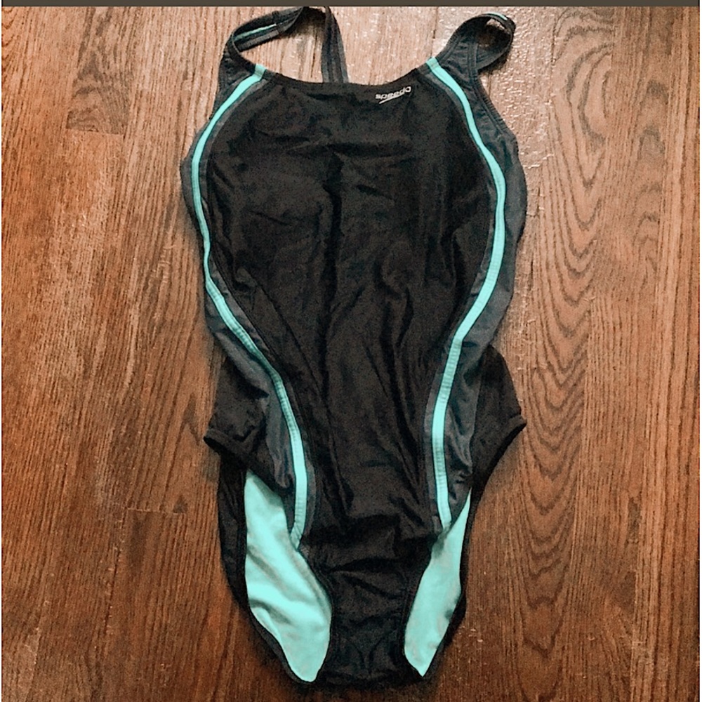 Racerback one piece swimsuit